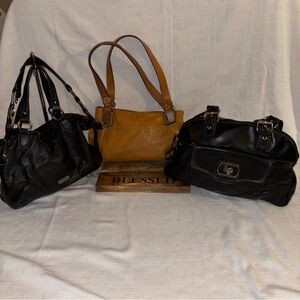 Rehab Bag Bundle Women's Handbag Set Leather Tignanello and Jessica Simpson
